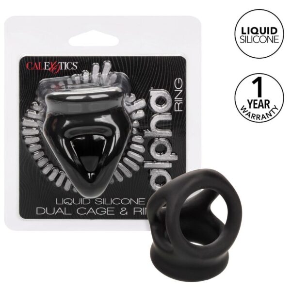 Calexotics - Alpha Anillo De Jaula Doble Negro