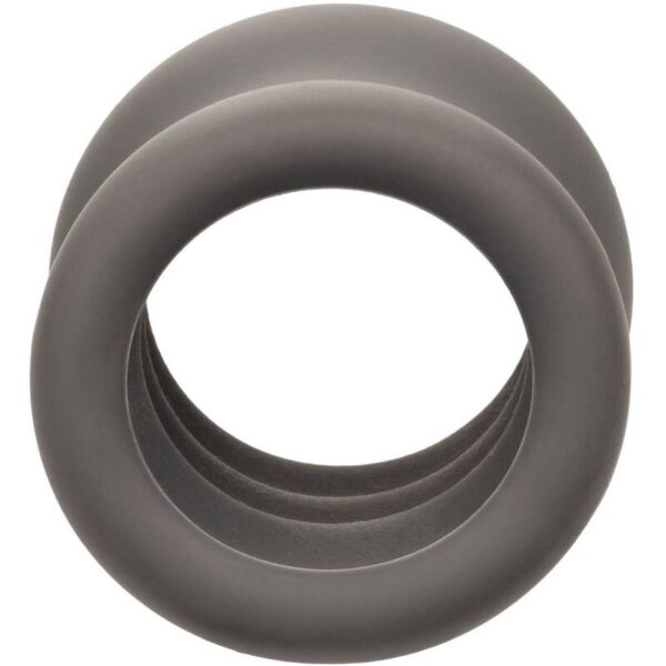 Calexotics - Alpha Anillo Extensión Escroto Doble Negro - Imagen 5