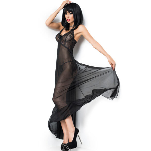 Chilirose - Cr 3883 Babydoll Largo Rojo S/M - Imagen 12
