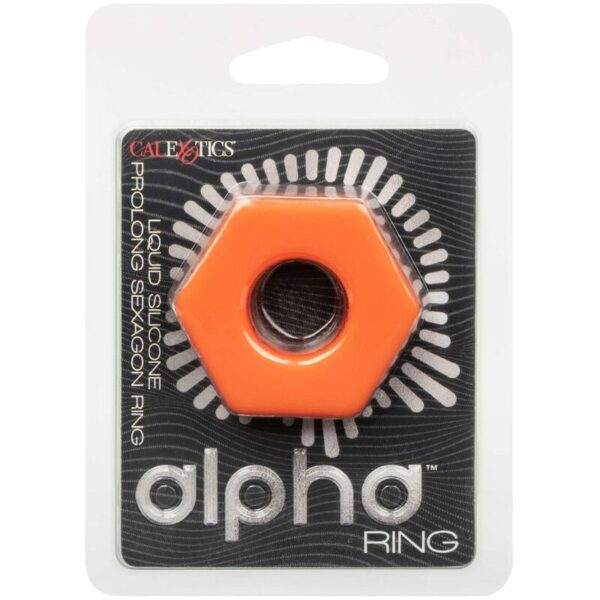 Calexotics - Alpha Anillo Prolong Sexgono Naranja - Imagen 2