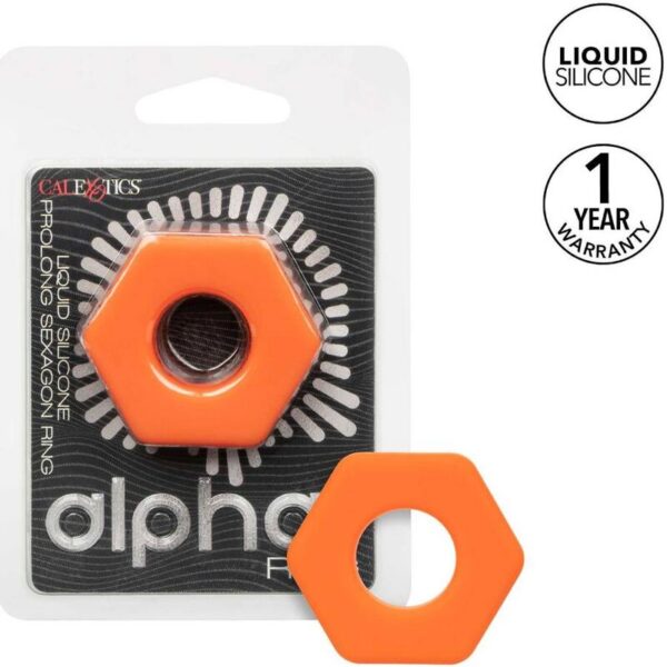 Calexotics - Alpha Anillo Prolong Sexgono Naranja