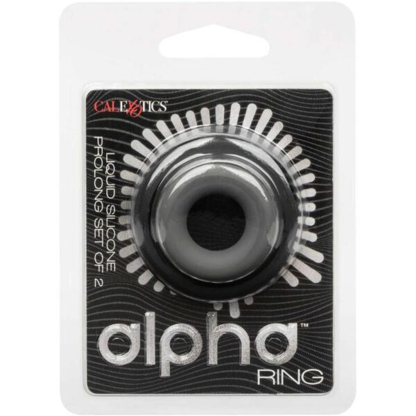 Calexotics - Alpha Set De 2 Anillos Prolong Gris - Imagen 2