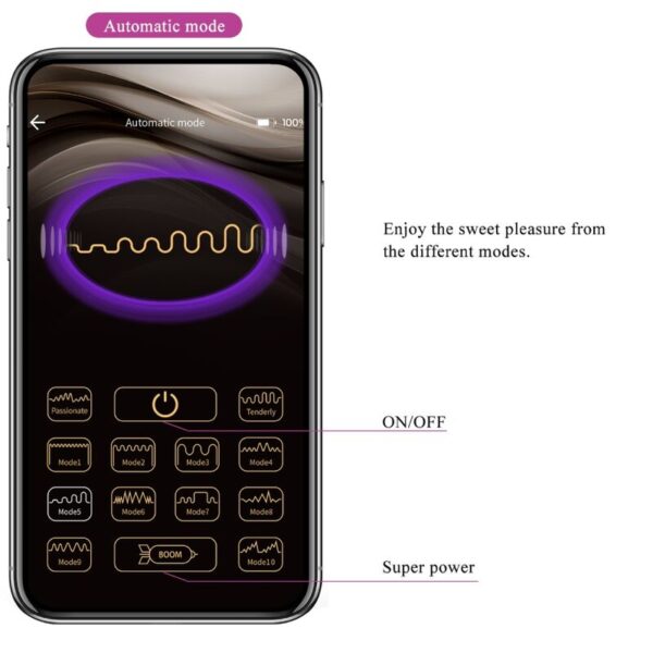 Pretty Love - August Vibrador Doble Placer App Remote - Imagen 8