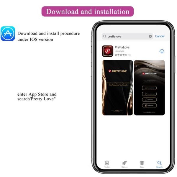 Pretty Love - August Vibrador Doble Placer App Remote - Imagen 10