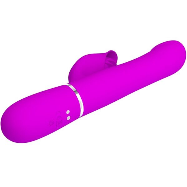 Pretty Love - Vibrador Rabbit Perlas Violeta - Imagen 5