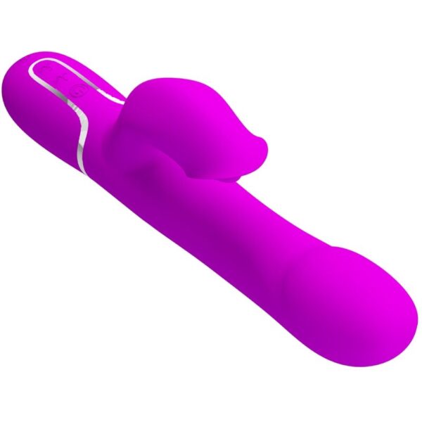 Pretty Love - Vibrador Rabbit Perlas Violeta - Imagen 4