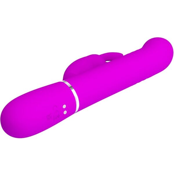 Pretty Love - Vibrador Coale Rabbit Perlas Violeta - Imagen 5