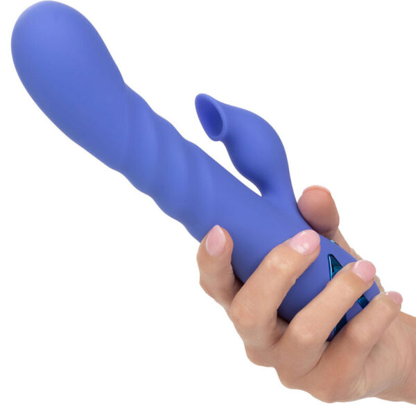 Calexotics - L.a Love Vibrador &Amp; Succionador Azul By California Dreaming