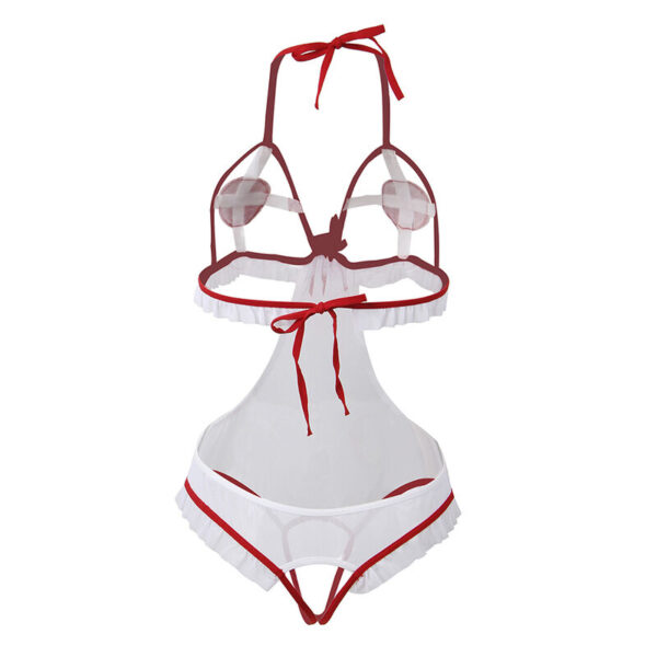 Subblime - Disfraz De Enfermera Sexy Sin Entrepierna S/M - Imagen 14