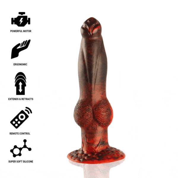 Epic - Prometheus Dildo Titan En Llamas Recargable Control Remoto