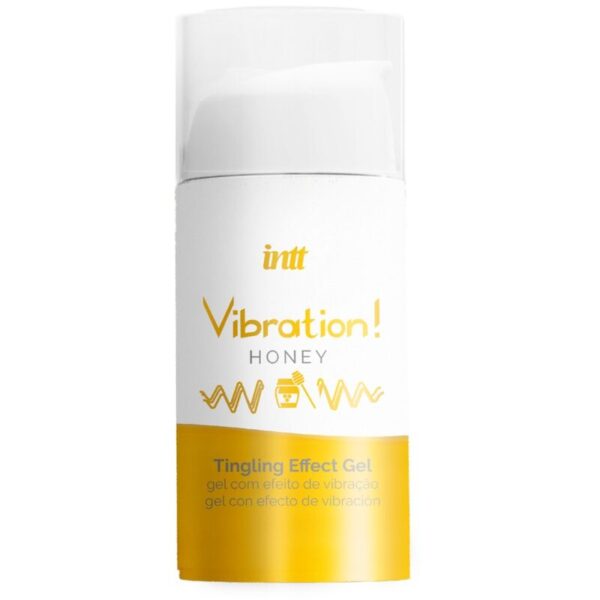 Intt - Potente Estimulante Íntimo Gel Vibrador Liquido Miel 15 Ml