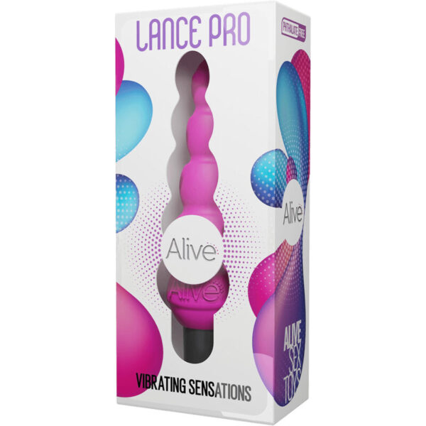 Alive - Lance Pro Estimulador &Amp; Vibrador Anal Rosa - Imagen 4