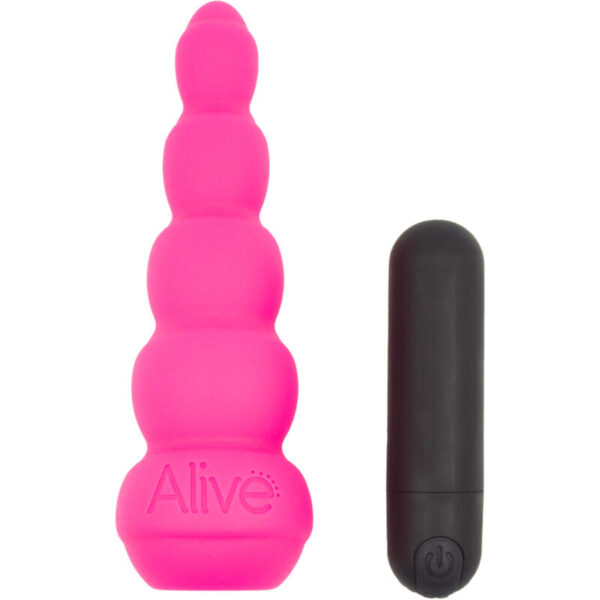 Alive - Lance Pro Estimulador &Amp; Vibrador Anal Rosa - Imagen 3
