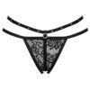 Livco Corsetti Fashion - Nomade Tanga Crotchless Negro S/m - Imagen 10