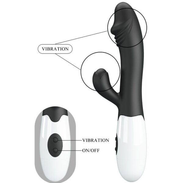 Pretty Love - Snappy Vibrador Punto G Negro - Imagen 8