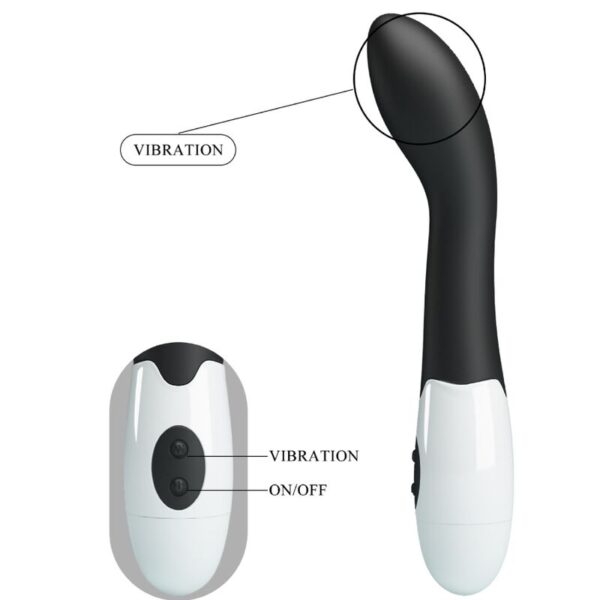 Pretty Love - Bishop Vibrador Punto G 30 Modos Negro - Imagen 8