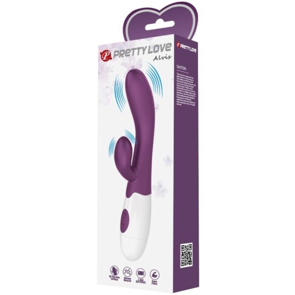 Pretty Love - Alvis Vibrador Rabbit &Amp; Punto G Morado - Imagen 10