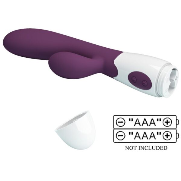 Pretty Love - Alvis Vibrador Rabbit &Amp; Punto G Morado - Imagen 9