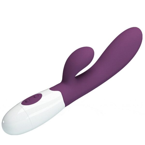 Pretty Love - Alvis Vibrador Rabbit &Amp; Punto G Morado - Imagen 4