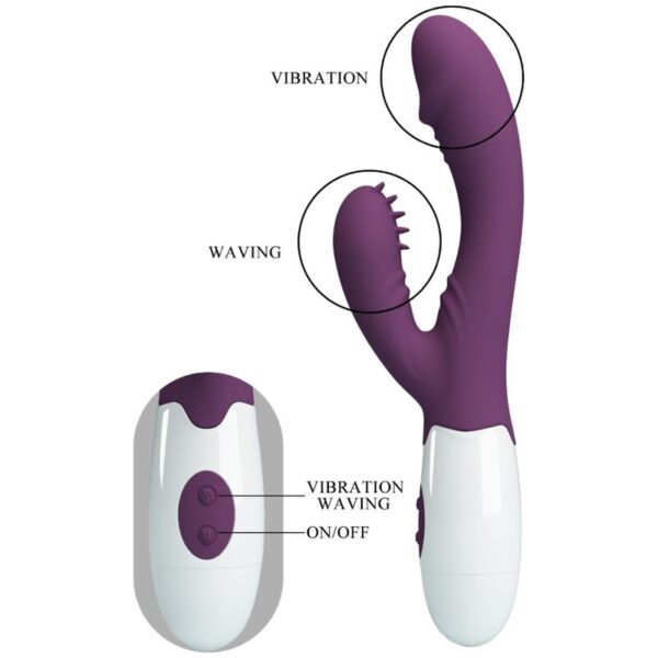 Pretty Love - Andre Vibrador Rabbit &Amp; Estimulador Punto G Morado - Imagen 8