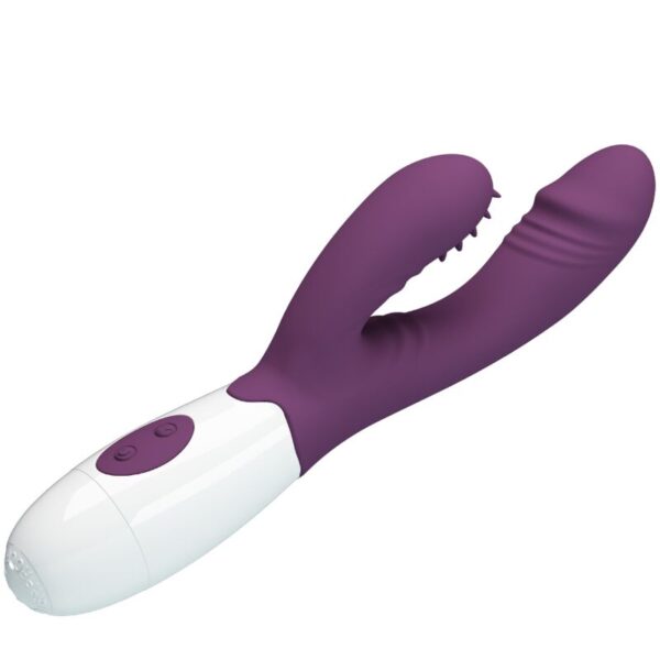 Pretty Love - Andre Vibrador Rabbit &Amp; Estimulador Punto G Morado - Imagen 4