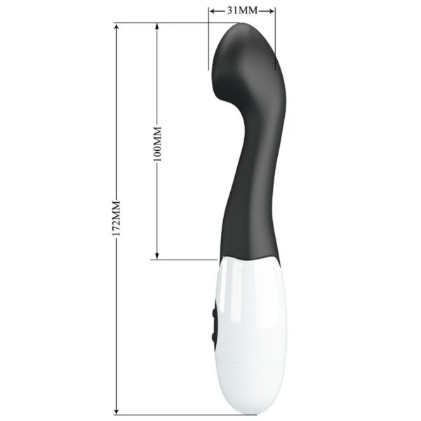 Pretty Love - Charles Vibrador Punto G 30 Modos Negro - Imagen 7