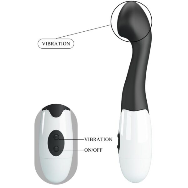 Pretty Love - Charles Vibrador Punto G 30 Modos Negro - Imagen 8