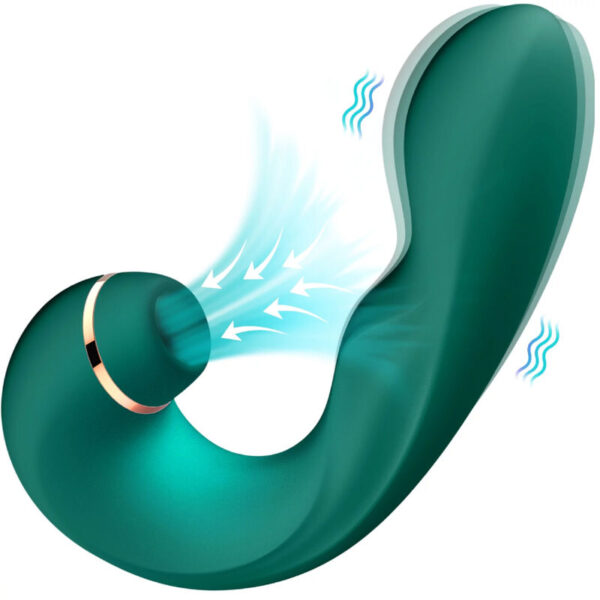 Armony - Vibrador &Amp; Succionador Flexible Verde