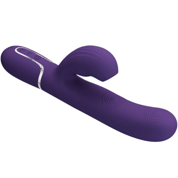 Pretty Love - Perlita Vibrador Punto G 3 En 1 Multifunción Morado - Imagen 5