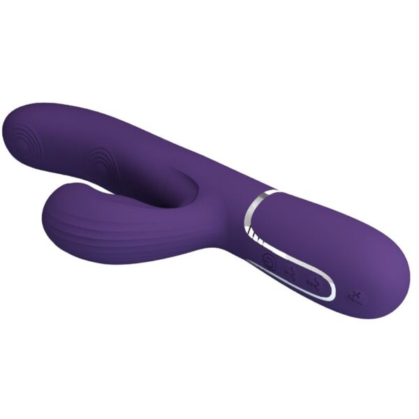Pretty Love - Perlita Vibrador Punto G 3 En 1 Multifunción Morado - Imagen 6