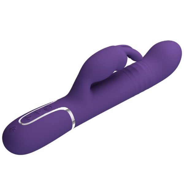 Pretty Love - Coale Vibrador Rabbit 4 En 1 Morado - Imagen 4