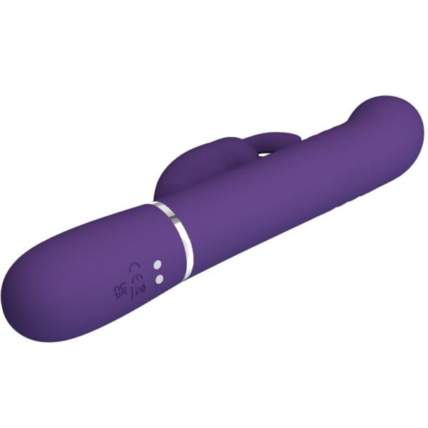 Pretty Love - Coale Vibrador Rabbit 4 En 1 Morado - Imagen 6