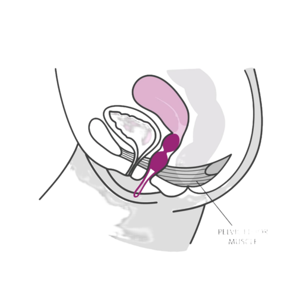 Fun Factory - Smartballs Duo Bolas Pelvicas Blanco / Lila Pastel - Imagen 3