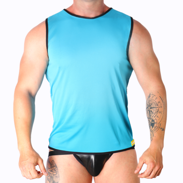 Macho - Camiseta Azul L/Xl