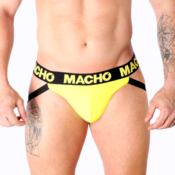 Macho - Mx25A Jock Amarillo Lycra L