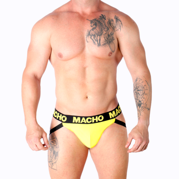 Macho - Mx25A Jock Lycra Amarillo S - Imagen 14