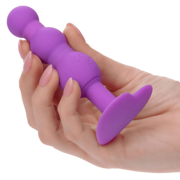 Calexotics - First Time Plug Anal Con Triple Cuencas 10 Vibraciones Violeta - Imagen 6
