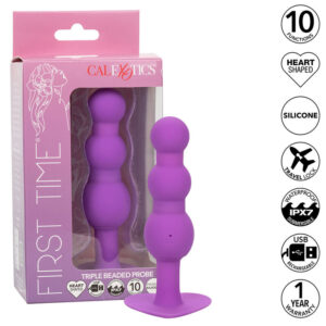 Calexotics - First Time Plug Anal Con Triple Cuencas 10 Vibraciones Violeta