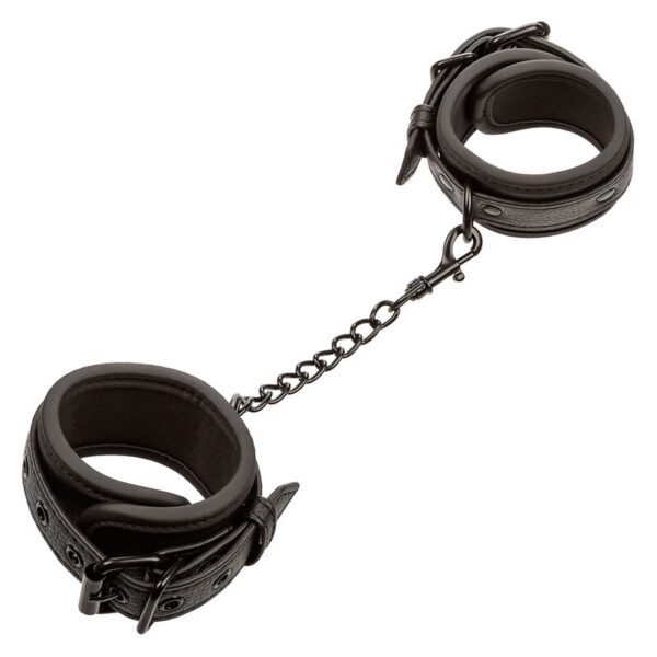 Calexotics - Nocturnal Esposas Cuero Ajustable Negro - Imagen 2