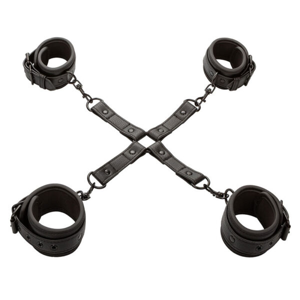 Calexotics - Nocturnal Conector Hog Tie Cuero Ajustable Negro - Imagen 2