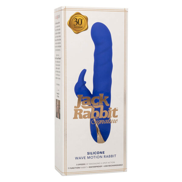 Calexotics - Jack Vibrador Rabbit Movimiento De Ondas Azul - Imagen 10