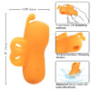 Calexotics - Neon Vibes The Buzzing Vibe Estimulador De Dedo 10 Vibraciones Naranja - Imagen 8