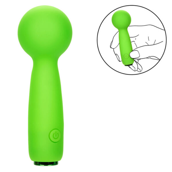 Calexotics - Neon Vibes The Bubbly Vibe Mini Masajeador 10 Vibraciones Verde - Imagen 6
