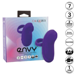 Calexotics - Envy Masajeador De Bola Rodante 7 Vibraciones Morado