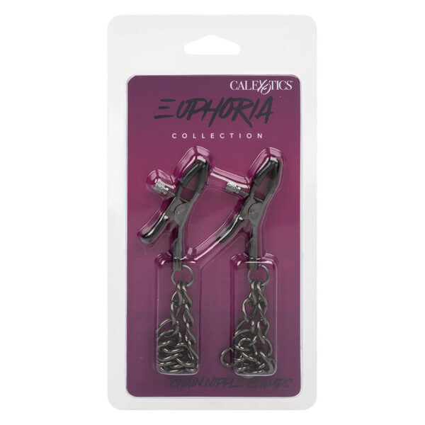 Calexotics - Euphoria Pinzas Pezones Con Cadena 14,5 Cm - Imagen 6