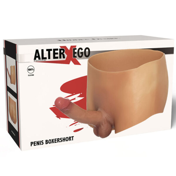 Hidden Desire - Alter Ego Bóxer Con Pene 18 Cm Natural Talla S/M - Imagen 6
