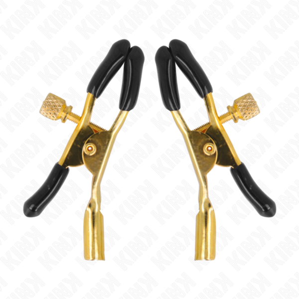 Kink - Pinzas Para Pezones Dorado 6 Cm