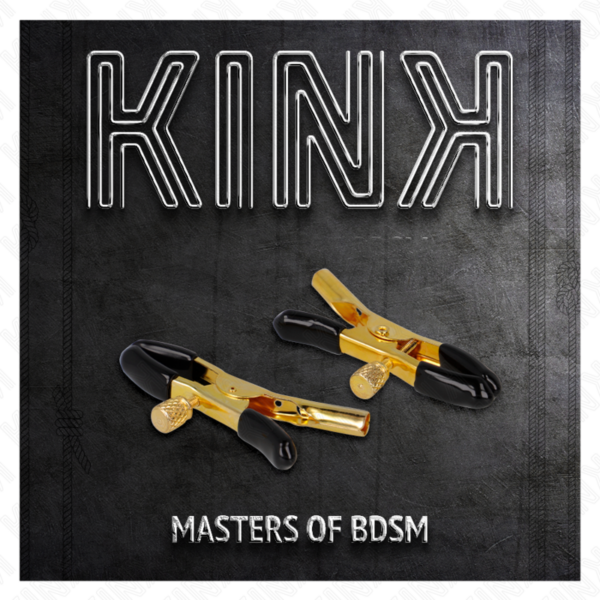 Kink - Pinzas Para Pezones Dorado 6 Cm - Imagen 5