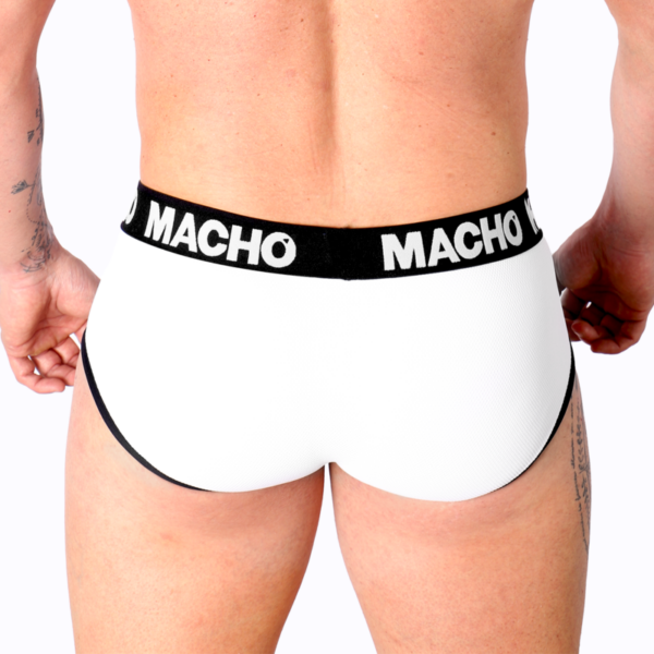 Macho - Ms30Bl Slip Blanco S - Imagen 6