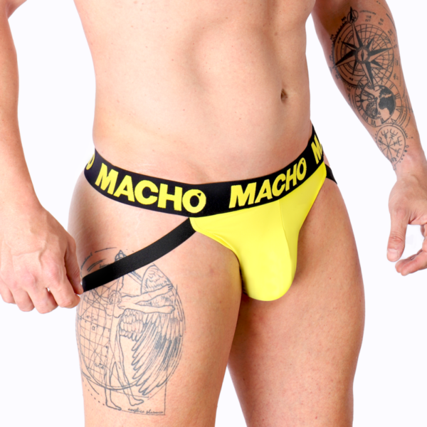 Macho - Mx25A Jock Lycra Amarillo S - Imagen 20